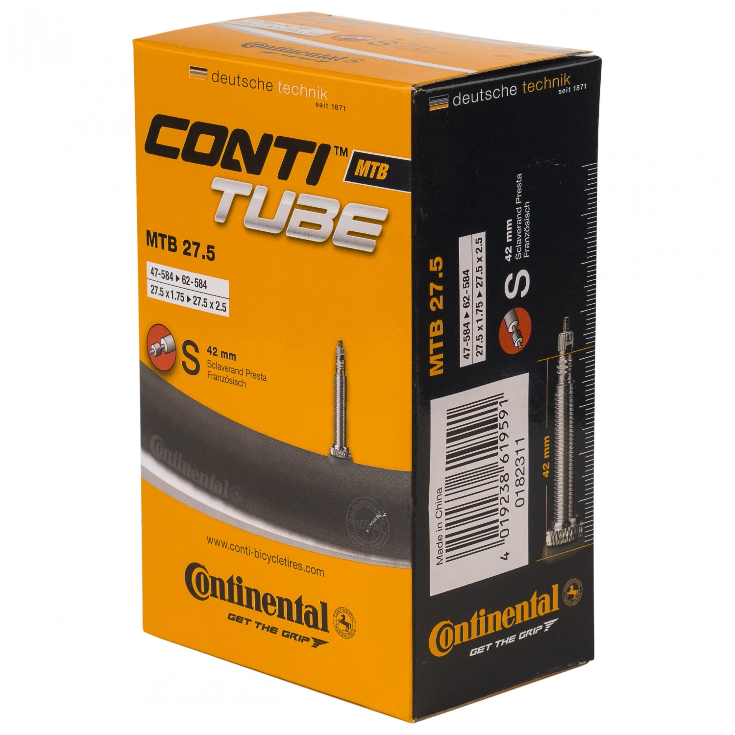 Continental - Schlauch MTB 27,5 - Inner Tube 2 Continental - Schlauch MTB 27,5 - Inner Tube - Image 2