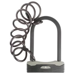 M-Wave - Bügelschloss Mit Spiralgabel B & S - Bike Lock -Bicycle Cycling Equipment Shop m wave buegelschloss mit spiralgabel b s bike lock detail 3