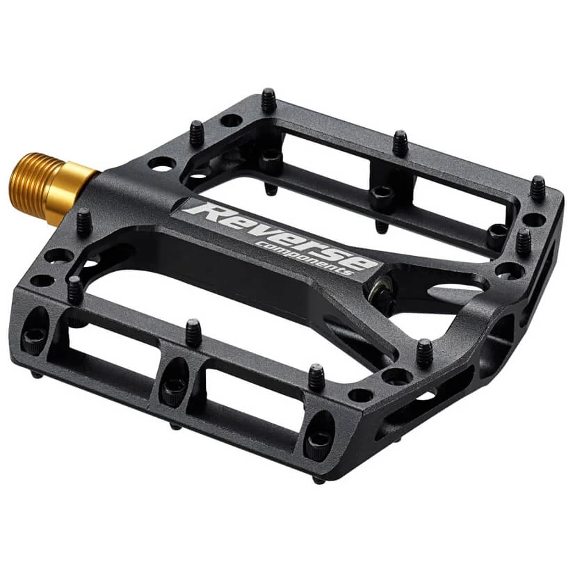 Reverse - Pedal Black One Titanium - Platform Pedals 1 Reverse - Pedal Black One Titanium - Platform Pedals